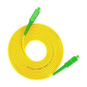 Cable fibre optique FO SC/APC-SC/APC SM Duplex 3m 2.0mm G657A2 PVC – Maroc